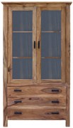 furniture-nabytek.cz - Vitrína masív z dreva palisander 100x45x180