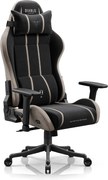Herné kreslo z látkovým poťahom Small Size, čierno-béžové: Diablo X-One 2.0 Camel Black