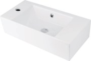 Deante Doskové/závesné umývadlo Hyacint New 50x36 cm, ľavé - CDY 6U2L, keramika
