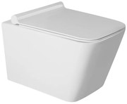 Gamma Mut, závesná WC misa 51x36 cm Rimless s pomaly padajúcim sedadlom, biela lesklá, GMA-MUT-202