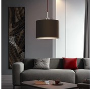 Eglo - LED Luster na lanku TUNJA 1xE27/60W/230V hnedá