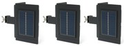 Solárne svietidlá na strešné žľaby, 3 ks