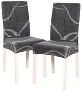 4Home Napínací poťah na stoličku Slate 45 - 50 cm, sada 2 ks