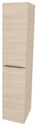 Mereo Mailo, kúpeľňová skrinka vysoká 170 cm, chróm madlo, Multidecor, Javor Hard šampanský, MER-CN594LPJHS2