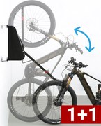 Držiak na elektrobicykle pre jednoduché zdvihnutie 1+1 ZADARMO, oplechované boky, otočný