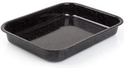 Smaltovaný plech na pečenie 34x26x5 cm