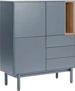 Teulat Corvo dizajnová komoda - Sivá
