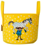Úložný kôš Pippi and the horse 17l, žltý