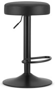Barová stolička ROJST - ekokoža čierna