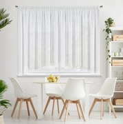 ZÁCLONA NA PÁSKE LORETA 400X160 CM BIELA