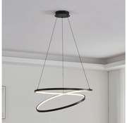 Eglo 901138 - LED Luster na lanku RUOTALE LED/42W/230V 3000K čierna