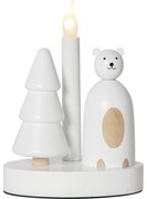 Biela vianočná svetelná dekorácia Christmas Joy – Star Trading