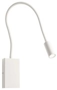 Redo 01-2754 - LED Flexibilná lampička WALLIE LED/3W/230V USB CRI 90 biela UN1335