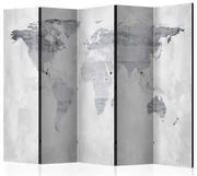 Artgeist Paraván - Concrete Map [Room Dividers]