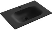 Mexen Vela, umývadlo na zapustenie 71 x 46,5 cm, čierna matná, 25237071