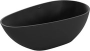 Mexen Palermo voľne stojaca vaňa z konglomerátu 150 x 78 cm, čierna matná - 57211507870