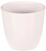 Keramický obal na kvety Terakota, pr. 10 cm, biela