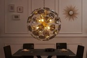 Závesná lampa Infinity Home zlaté sklo