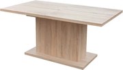 Jedálenský stôl Paulo 160x90 cm, dub sonoma, rozkladací%