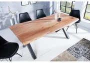 Jedálenský stôl Mammut X 200x100cm drevo Acacia -HONEY  - Komfort-nábytok