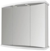 Baden Haus Zrkadlová skrinka s LED osvetlením Ascoli, 65,5 × 73 × 27 cm