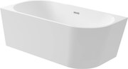 Deante Silia, voľne stojaca vaňu ku stenu 1400x730x580 mm, ľavá, DEA-KDS_014L