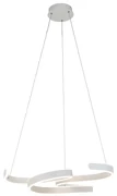Design hanglamp wit incl. LED 3-staps dimbaar - Frank