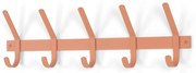 Kovový nástenný vešiak v lososovej farbe 70 cm Dexter – Spinder Design