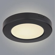 Stropná lampa 12379-6B D12.5 čierna