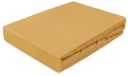 JERSEY PRESTIERADLO 90X200 CM HORČICOVÉ