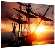 Obraz - Staroveká pirátska loď (70x50 cm)