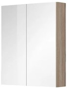 Mereo Mereo, Kúpeľňová galérka 60 cm, zrkadlová skrinka, 2x dvere, MER-CN716GD