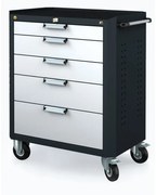 Antistatický dielenský ESD vozík, 968 x 765 x 500 mm, 5 zásuviek