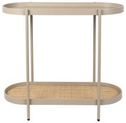 Béžový konzolový stolík 39x85 cm Amaya – White Label