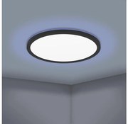 Eglo 900092 - LED RGBW Stmievateľné stropné svietidlo ROVITO-Z LED/16,5W/230V čierna EG900092