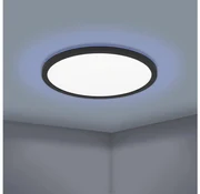 Eglo 900092 - LED RGBW Stmievateľné stropné svietidlo ROVITO-Z LED/16,5W/230V čierna EG900092