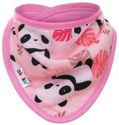 AKUKU Detský podbradník-šatka Akuku panda