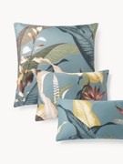 Obliečka na vankúš z bavlneného saténu Flora