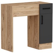Kozmetický stolík Inci Anthracite