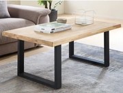 Konferenčný stolík z dubového dreva Chris U, 110x70 cm%