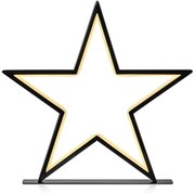 Čierna vianočná svetelná dekorácia Vega – Markslöjd