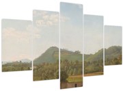 Obraz - Simon Denis, View Near Naples, reprodukcia (150x105 cm)