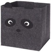 Úložný box Bear, 32x32x32 cm, tmavosivá