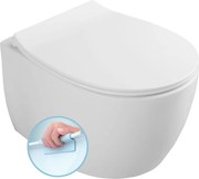 Isvea Isvea, SENTIMENTI závesná WC misa, Rimless, 51x36cm, biela lesklá, 10AR02014