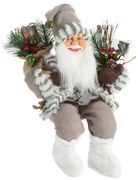 VIANOČNÁ FIGÚRKA SANTA 40 CM BIELA