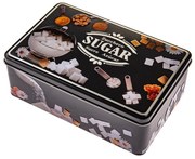 Kovová dóza na cukor Black3D – Dakls