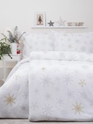 Predĺžené flanelové obliečky - Frozen biele