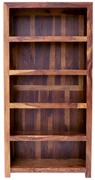 Knižnica Kali 90x180x35 indický masív palisander Only stain