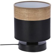 Stolná lampa PORTO 1xE27/60W/230V čierna/hnedá