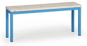 Šatníková lavica, sedák - laty, dĺžka 1000 mm, modrá